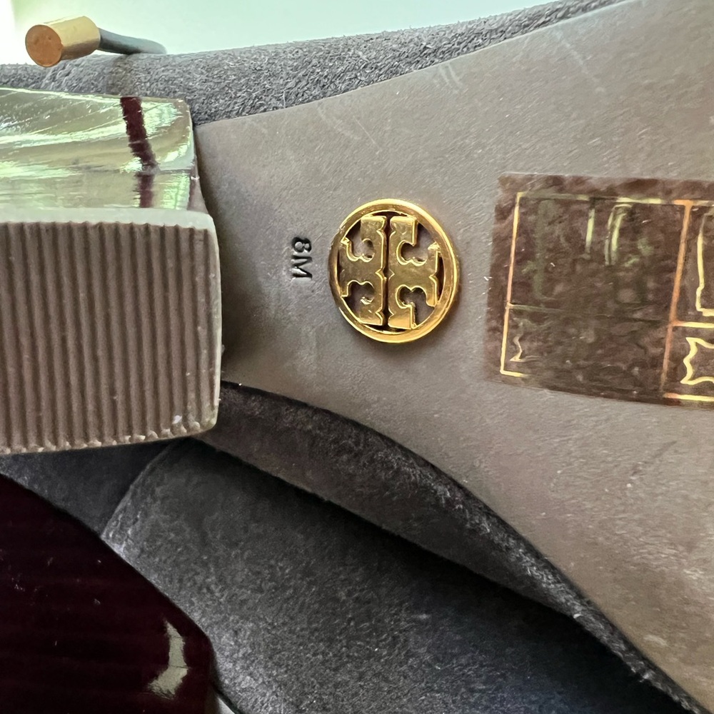 Tory Burch Elegant Suede Ankle Boots - Picture 7 of 11